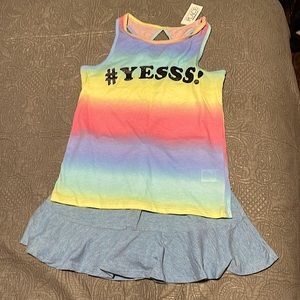 2pc Little Girl Skirt Set Size 7/8 from The Children’s Place